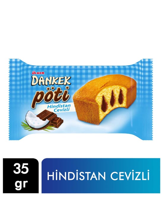 Ülker Dankek Pöti Kek Hindistan Cevizli 35 Gr X 24'lü Paket