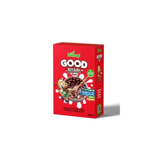 Hünnap Good Keçi Sütlü Çikolatalı Gevrek 400 G
