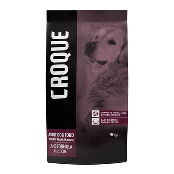 Croque Yetişkin Kuru Köpek Maması Kuzu Etli 15kg