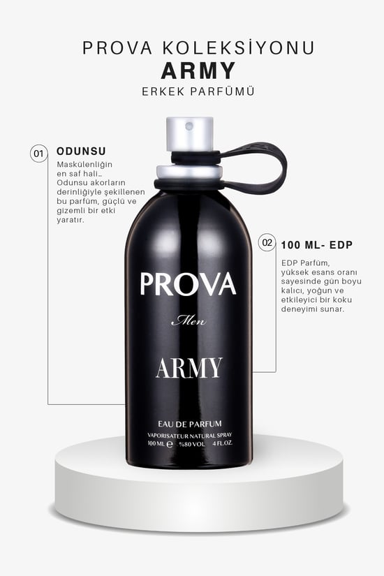 Prova Army Edp Odunsu Erkek Parfüm 100 Ml