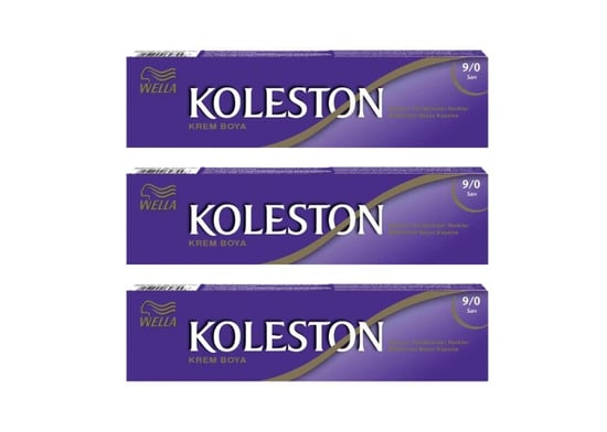 Koleston Tüp Boya 50 Ml - 9.0 Sarı 3 Adet