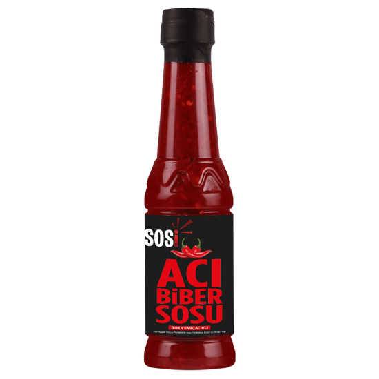 Sosi Biber Parçacıklı Acı Biber Sosu 350 Ml