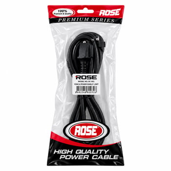 Rose Rc-901 ( 1.5mt ) Power Güç Kablosu Erkek Yonca