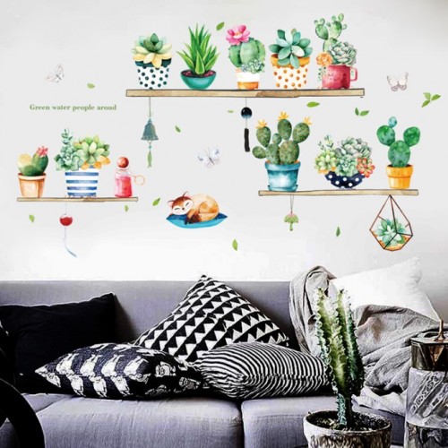 DİYARI FIRSAT Raf Tasarımlı Karışık Dizaynlı Yapışkanlı Sticker Seti MC-664