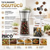 İ22-411 Hand Grinder ( Küçük ) ( Cam Hazneli & Krom Kaplama Pls.kapaklı ) Tuz & Baharat Öğütücü