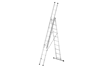 Elmas Serisi - 3 Parça X 3 Metre = 9 Metre A Ti̇pi̇ Alüminyum Merdiven - Yerli Üretim