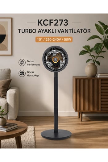 Vanti 132cm (52inç) Led Işıklı Dekoratif Tavan Vantilatörü 40w Uzaktan Kumandalı 3 Pervane Antrasit