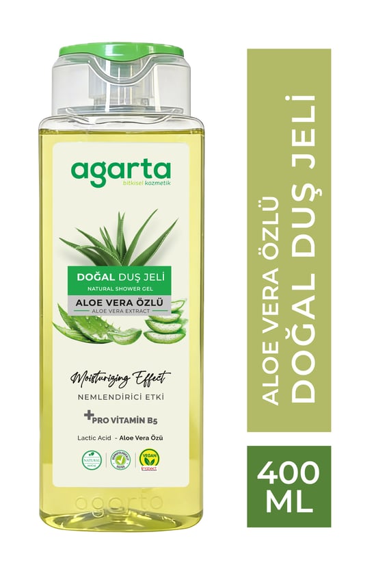 Doğal Aha Aloe Vera Duş Jeli 400 Ml