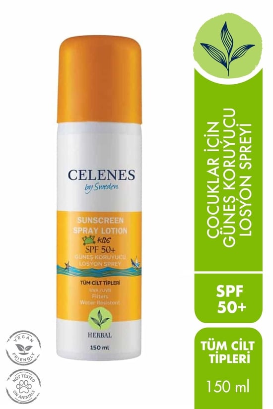 Güneş Koruyucu Losyon Süper Sprey 50 Spf 150ml/ Çocuk / Tüm Cilt Tipleri