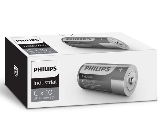 Philips Industrial C Boy Orta Boy Pil 1.5v 10'lu Paket