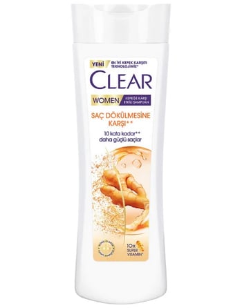 Clear Women Kepeğe Karşı Etkili Şampuan Saç Dökülmesine Karşı 350 Ml