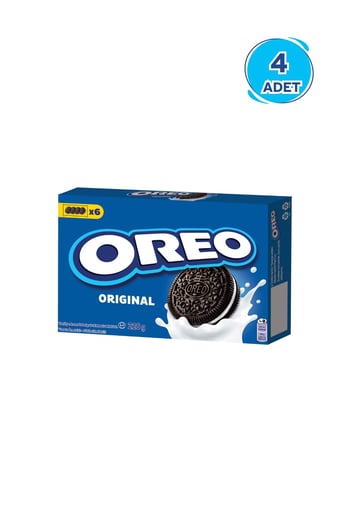 Oreo Bisküvi Klasik 228gr - 4 Paket