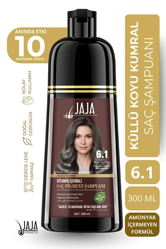Jaja Şampuan 300 Ml Küllü Koyu Kumral 6.1