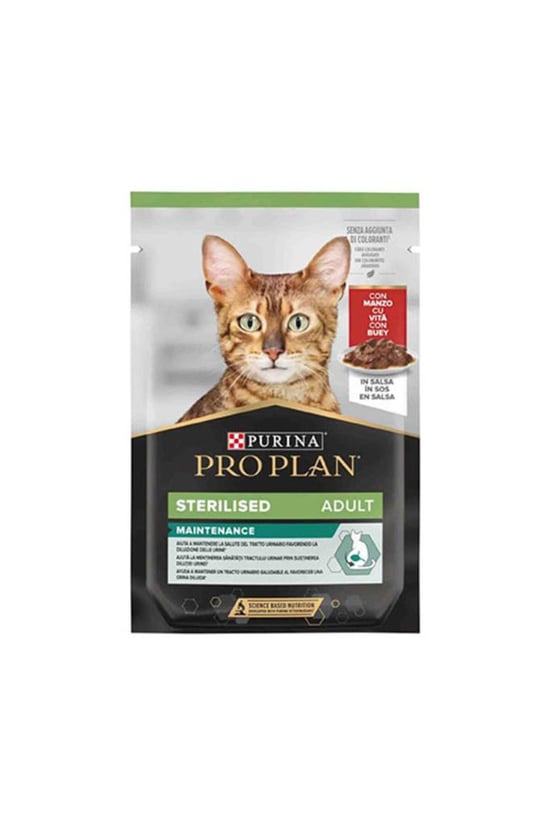 Pro Plan Sterilised Kısırlaştırılmış Kediler için Hindili Yaş Mama 85 Gram