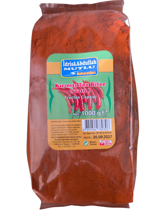 Mutlu Baharat Tatl Toz Biber 1 Kg