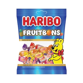 Haribo Fruitbons Meyveli 1kg (ortalama 100ad.)