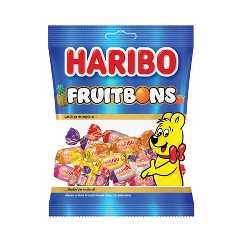 Haribo Fruitbons Meyveli 1kg (ortalama 100ad.)