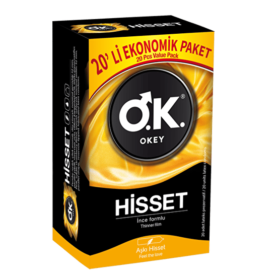 Okey Hisset Prezervatif Ekonomik 20'li