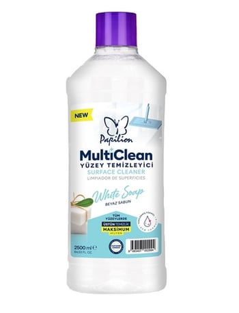 Papilion Yüzey Temizleyici Beyaz Sabun 2,5lt*6ad