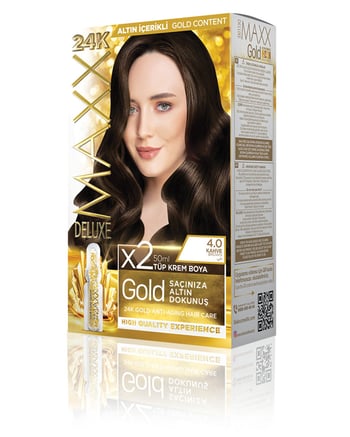 Maxx Deluxe Gold Beauty Set Boya 4.0 Kahve