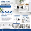 Özbest Kv752 ( 2pcs ) ( Üstten Sıkmalı ) ( Plastik ) Klozet Kapak Menteşesi Vidası