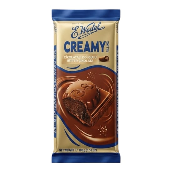 Wedel Çikolata Dolgulu Bitter Çikolata 100 Gr
