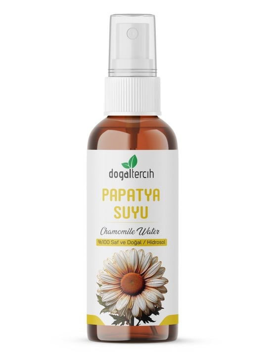 Doğaltercih %100 Saf ve Doğal Papatya Suyu Saç ve Cilt Toniği / Hidrosol 100 Ml (chamomile Water)
