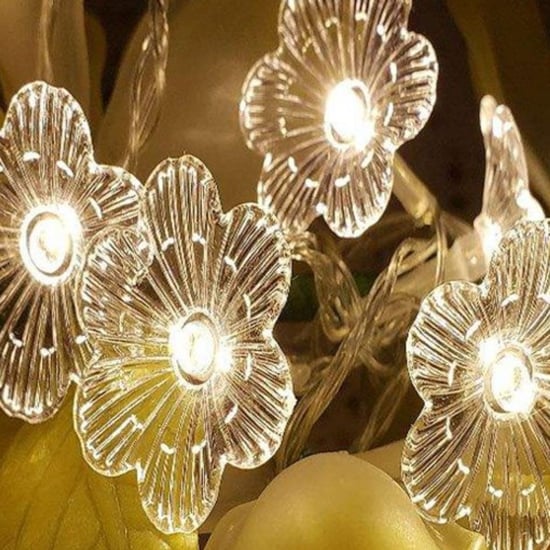 BUFFER® Çiçek Desenli USB LED Işık – 20 LED’li Dekoratif Ortam Aydınlatması