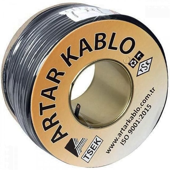 Artar 2x025mm Stereo Mikrofon Kablosu 100 Metre