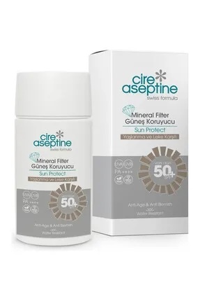 Cire Aseptine 50 Spt Mineral Filtreli Güneş Koruyucu Yaşlanma ve Leke Karşıtı 50 Ml