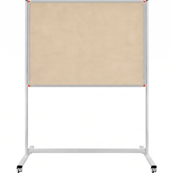 Çift Taraflı Mobil Kumaş Pano 90x120cm