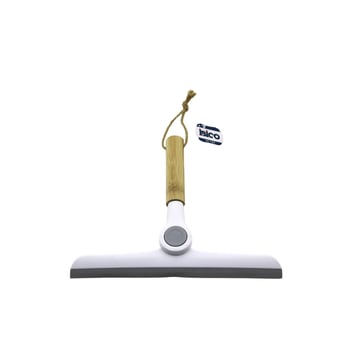 İ21-132 ( Oynar Başlı ) Camsil & Cam Silme Aparatı ( Ahşap Sap & Plastik Uç ) ( Sap - 16.5 Uç : 24cm )