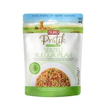 Duru Pratik 250gr Sebzeli Bulgur Pilavı