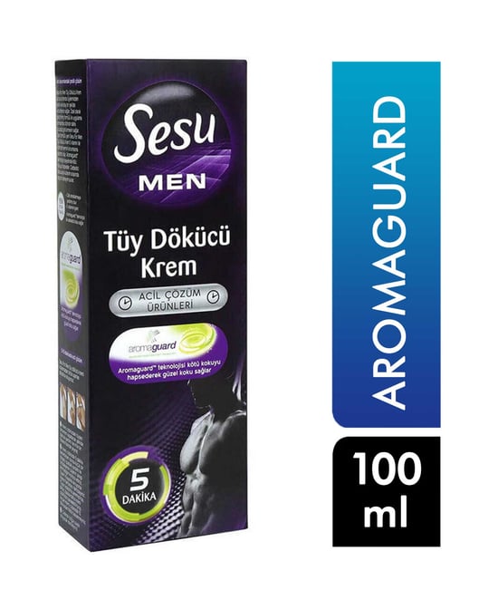Sesu Men Erkek İçin Tüy Dökücü Krem 100 Ml