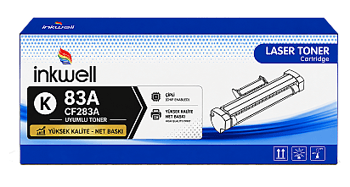 Inkwell Hp Cf283a (83a) Siyah Muadil Toner