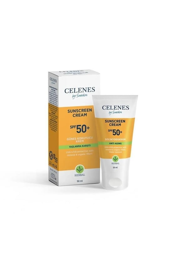 Celenes by Sweden By Sweden Herbal Yaşlanma Karşıtı Güneş Kremi 50 Spf 50 Ml