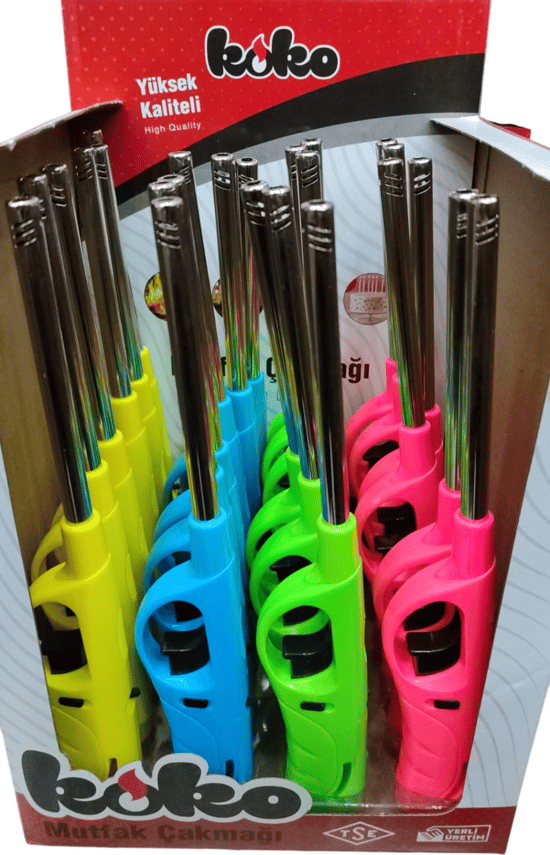 Koko Mutfak Çakmağı Uzun Renkli