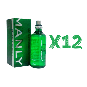 Manly Green Edc 125 Ml Erkek Parfüm 12 Adet