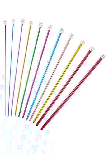 Örgü Tığ Metalize 25 Cm 2,5 Numara