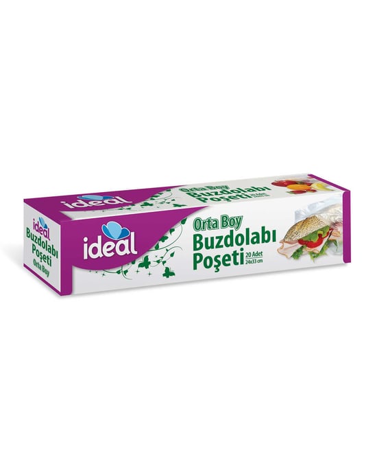 İdeal Buzdolabı Poşeti Orta Boy 20'li Paket
