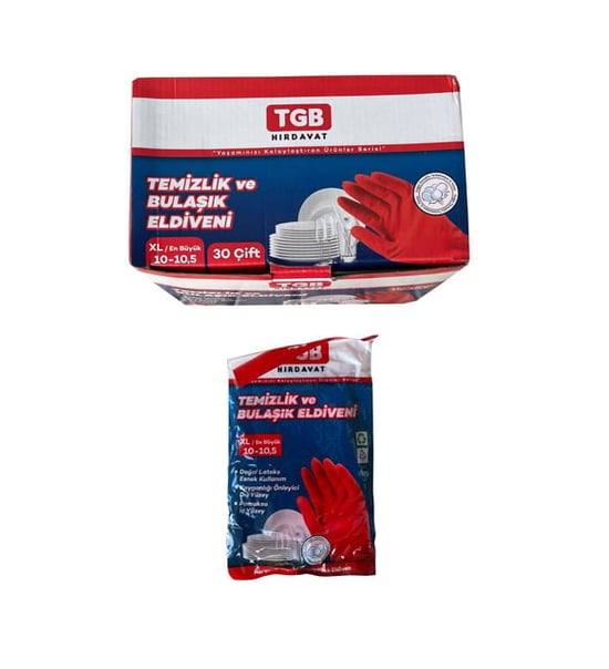 Tgb Temizlik ve Bulaşık Eldiveni 10-10,5 * 30