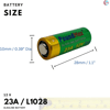 Poundmax 5 Adet 23a 12 V Alkali Pil, 23ae, A23, Lrv08, Mn21, V23ga, A23s, L1028, 8lr932, P23ga,
