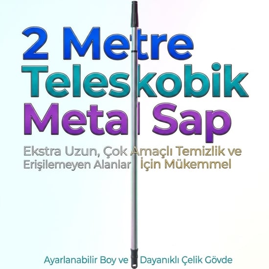 2 Metre Metal Teleskobik Sap