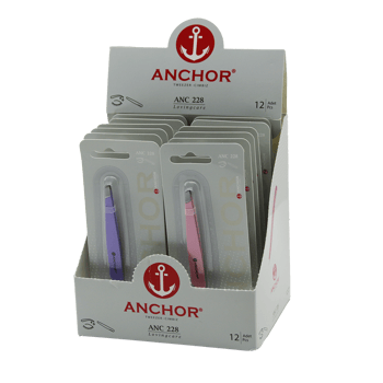 Anchor Anc-228 ( Renkli Metal ) ( 2in1 ) Cımbız ( Mini Tarak Uçlu )