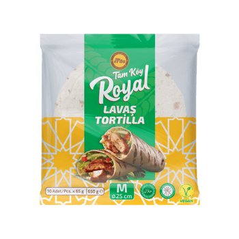 Tam Köy Royal Tortilla 25 Cm 10'lu 650 Gr
