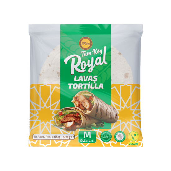 Tam Köy Royal Tortilla 25 Cm 10'lu 650 Gr