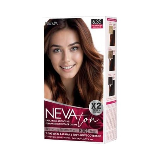 Nevaton 2 Li Saç Boyası 6.35 Altın Kahve
