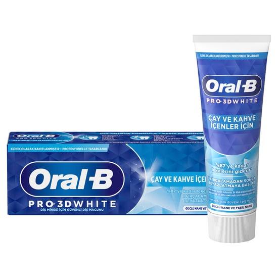 Diş Macunu Oral-b 75 Ml White Çay Kahve