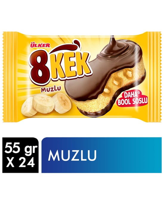 Ülker Dankek 8 Kek 55 Gr 24'lü Muzlu