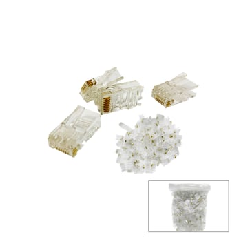 Powermaster Pm-5993 ( 100pcs ) Starndart İnternet Ethernet Jack Jak ( Rj45 )